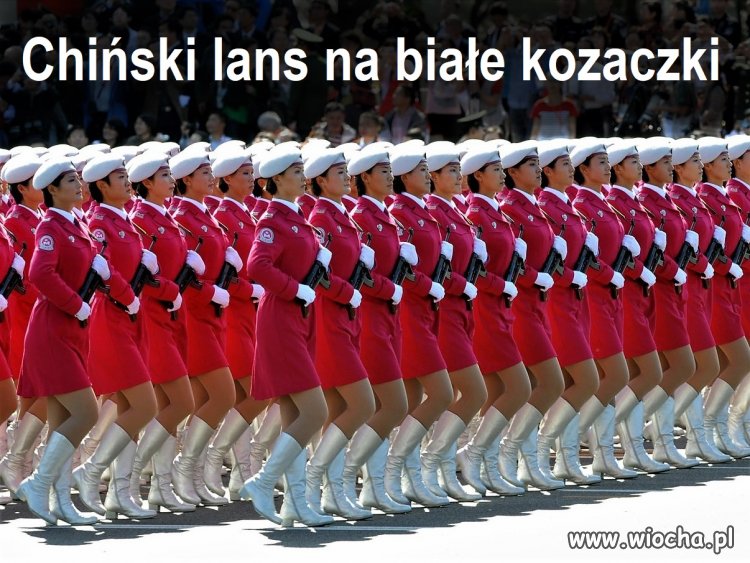 Białe kozaczki 