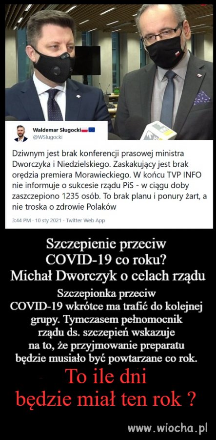 Na pytanie Piaseckiego o plan szczepień Dworczyk 