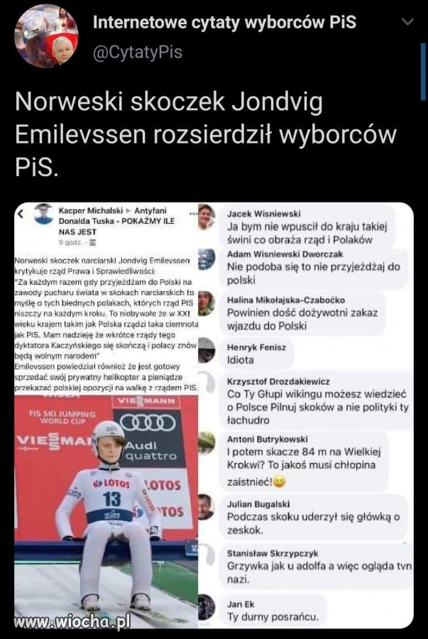 Wyborcy pis to idioci. 
