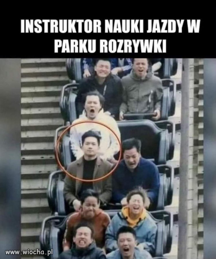 Instruktor nauki jazdy. 