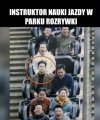 Instruktor nauki jazdy. 