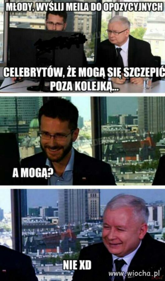 Nawet pana Miszczaka podstępem zmusili żeby bez kolejki