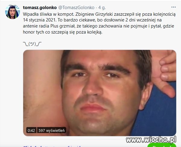 Klasyka mentalności Pisowca