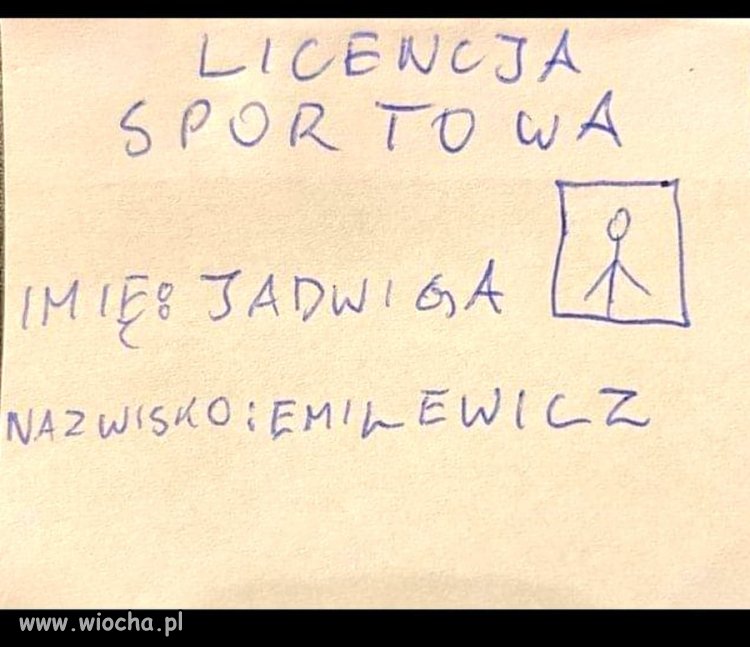 Jadwiga ma już tę cholerną licencję sportową na szusowanie! 