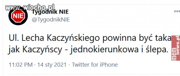 Nie inaczej