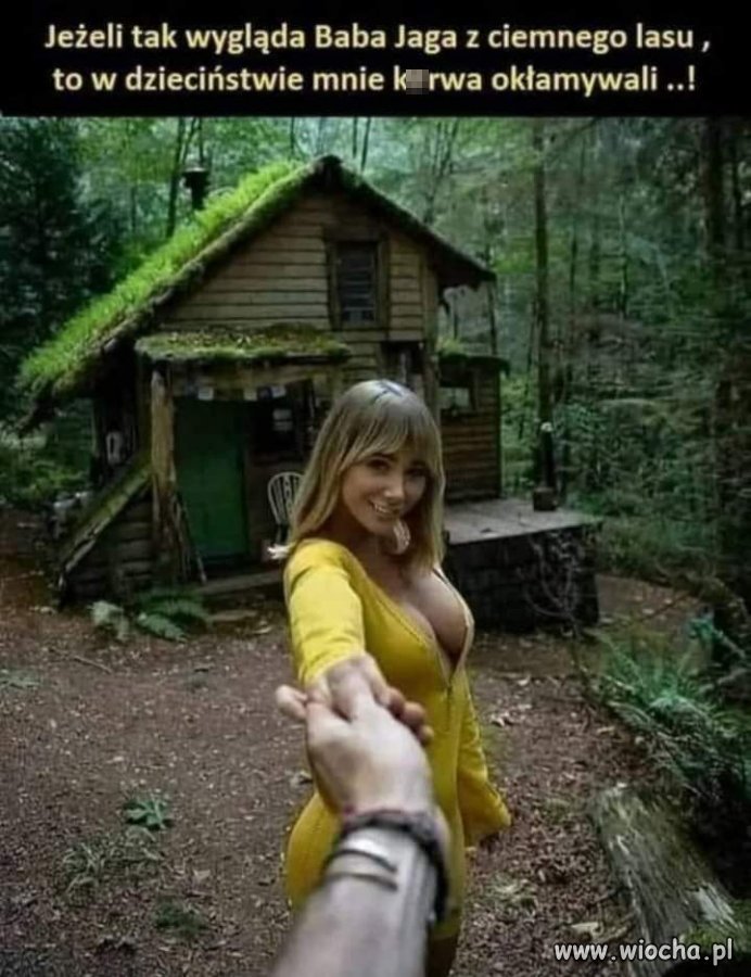 Baba Jaga z ciemnego lasu