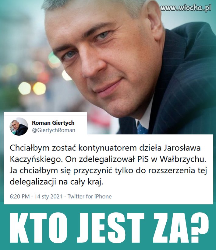 A ja chciałbym, żeby mu się to udało ...