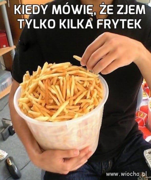 Kilka frytek 