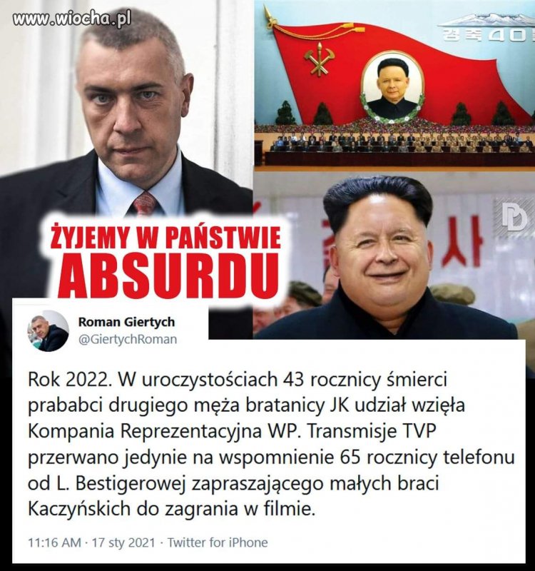 Żyjemy w państwie absurdu. 
