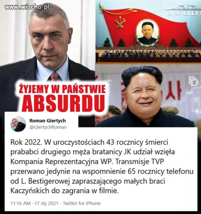 Żyjemy w państwie absurdu. 