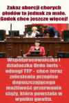 Godek chce zakazu przerywania ciąży 