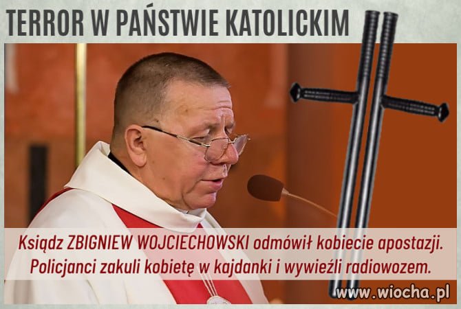 Proboszcz Zbigniew Wojciechowski odmówił i wezwał policję