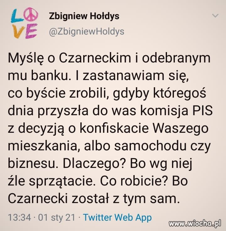 Będziesz nieposłuszny to i twój majątek zagrabimy 