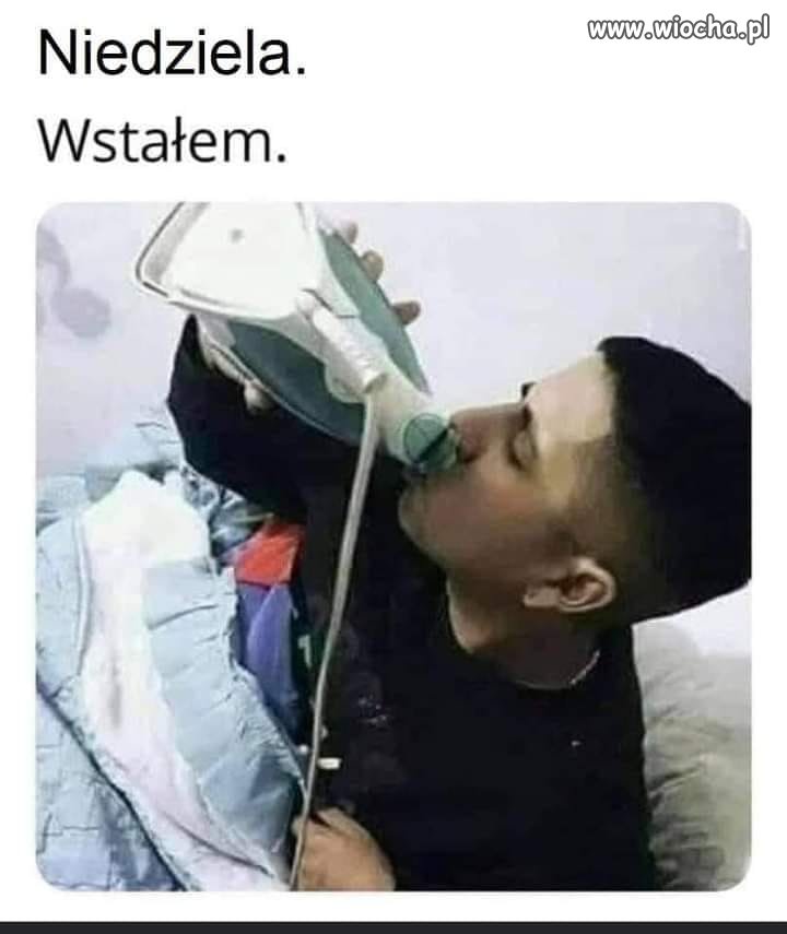 Poranki bywają ciężkie... 