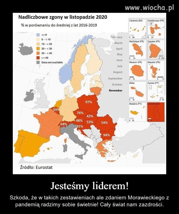 Sukces, wreszcie w czymś jesteśmy pierwsi ...