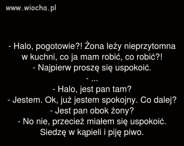 Tylko spokój nas uratuje