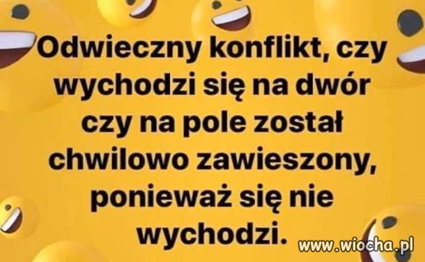 Odwieczny konflikt chwilowo zawieszony 