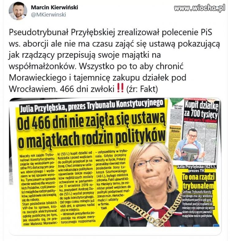 Zapewne nie otrzymała pozwolenia