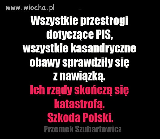 Cieszy mię ten rym: Polak mądry po szkodzie