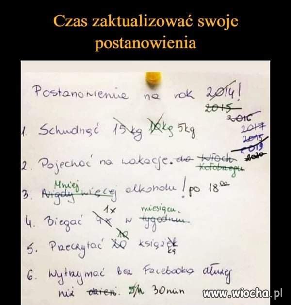 Czas zaktualizować. 