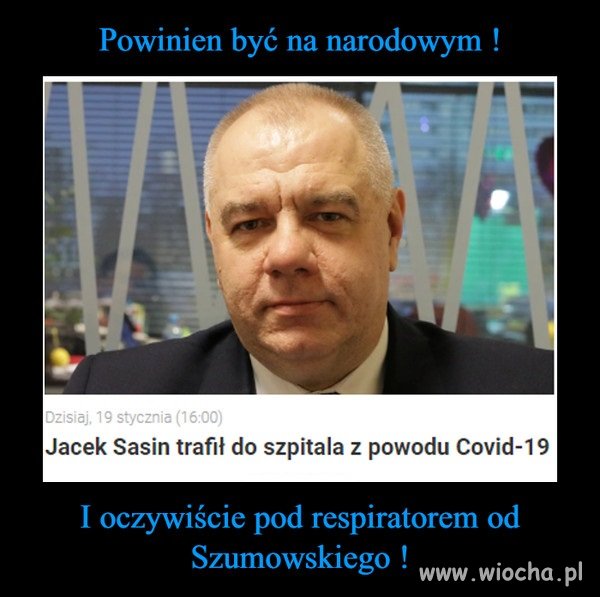 Nie zdecydował się na lans w szpitalu narodowym ?