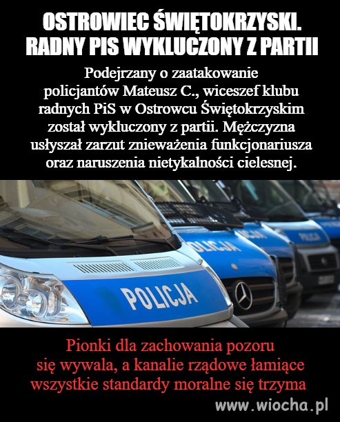 PiS ostro !  traktuje swoich