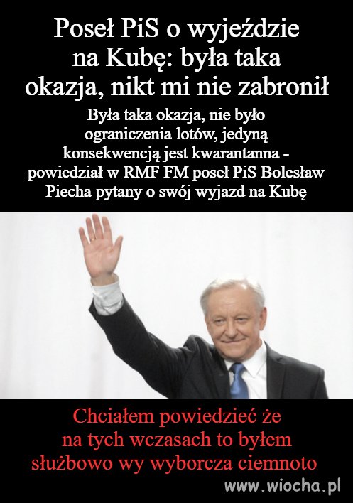Takie miałem wczasy za wasze 