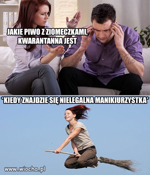 Kwarantanna u kobiety 