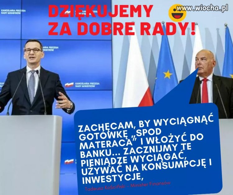 Oczywiście podnoszę kiecę i lecę - do banku.