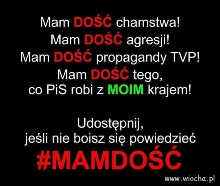 Ja też mam tego dość ...