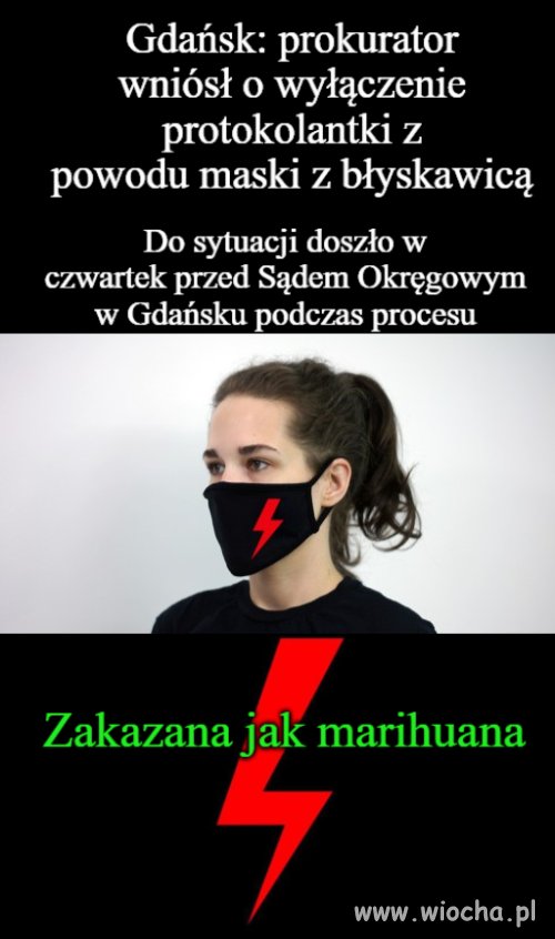 ZAKAZ noszenia błyskawic 