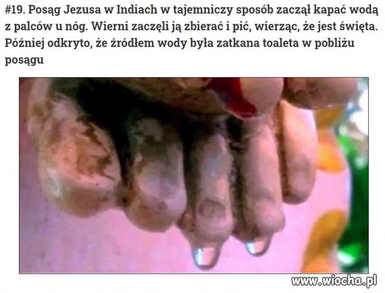 Jezus przecieka...