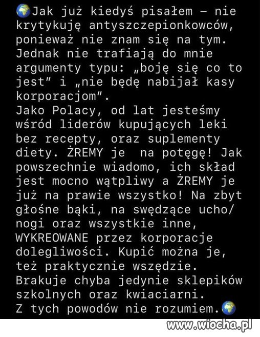 Kilka slow prawdy o strachu przed szczepionkami...
