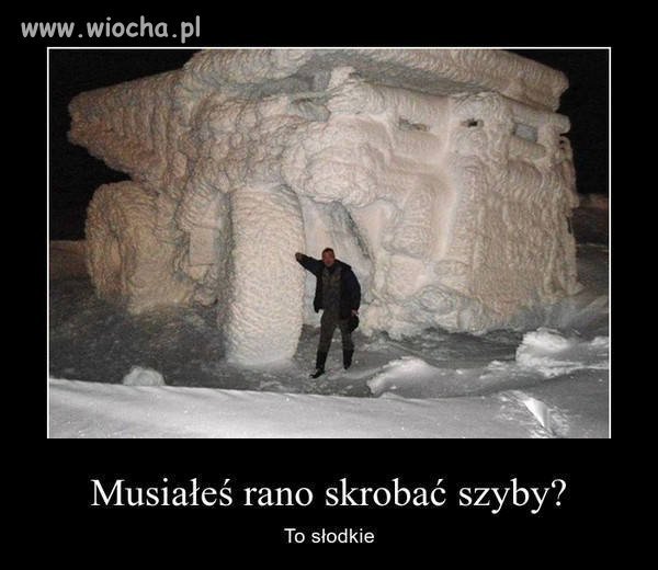 Skrobaczka czy odmrażacz ?
