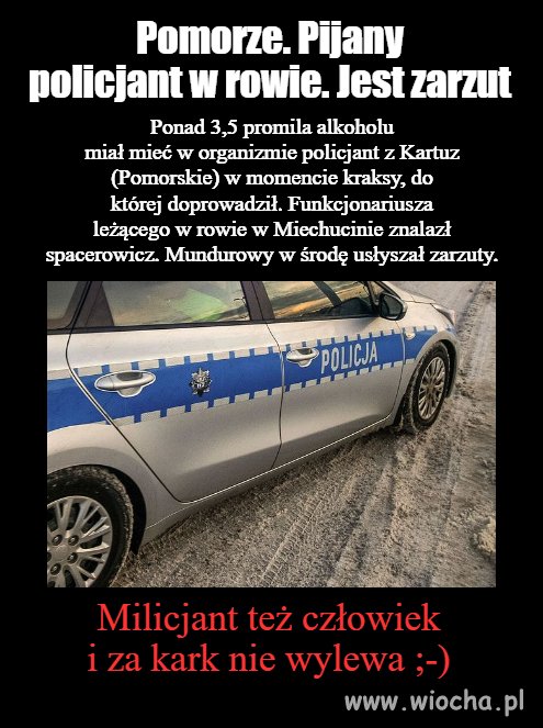 Milicjant też tylko człowiek 