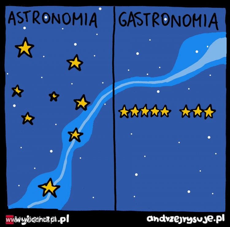 Astronomia vs gastronomia