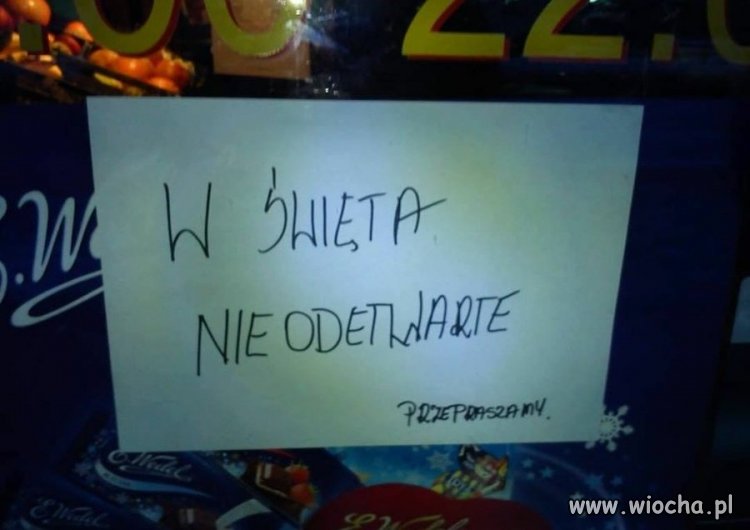 Nie odetwarte, bo podłoga musi wysechnąć