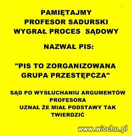 PiS jako zorganizowana grupa przestępcza