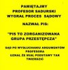 PiS jako zorganizowana grupa przestępcza