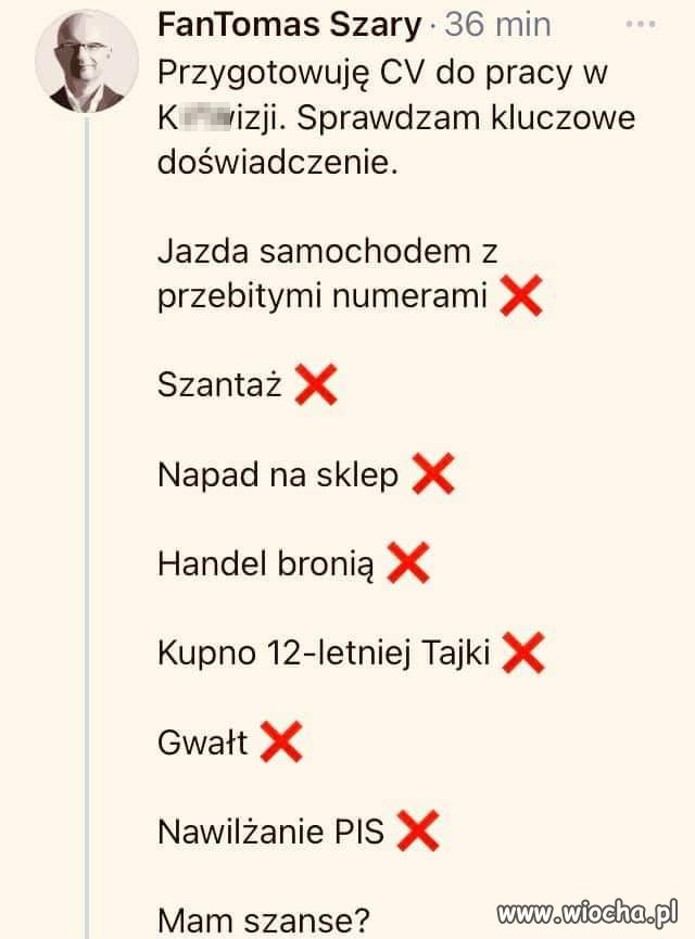 Ma szansę?