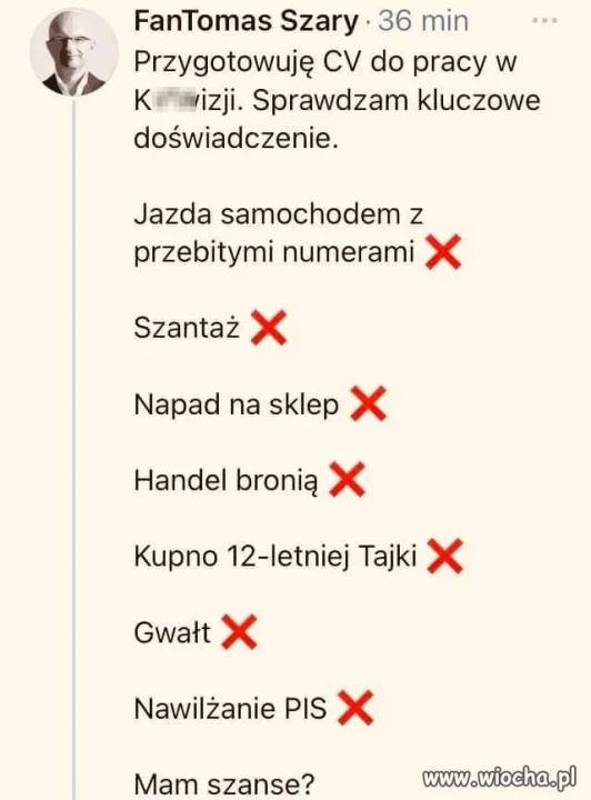 Ma szansę?