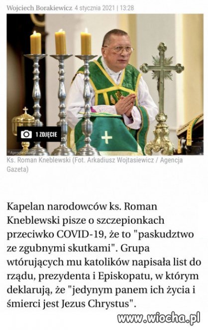 Wyrzekamy się szczepionek przeciwnych prawu Bożemu