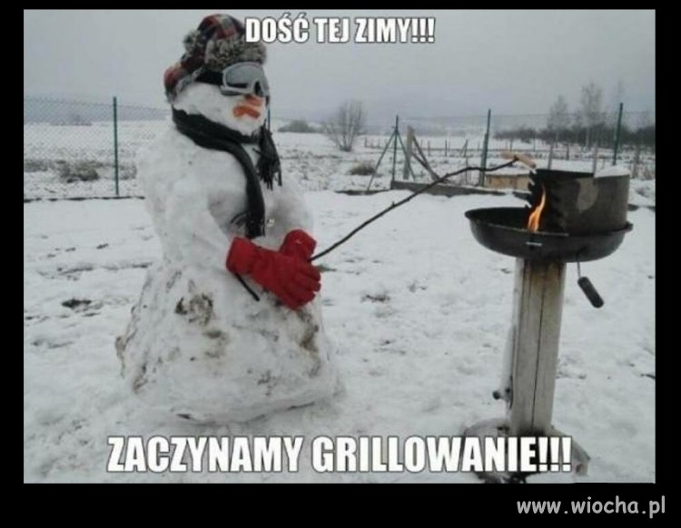 Tylko zima i zima a ja czekam wiosny 