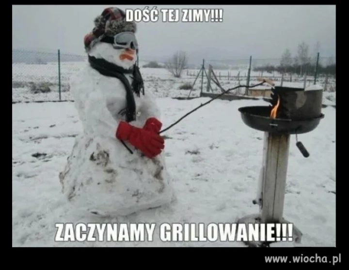 Tylko zima i zima a ja czekam wiosny 