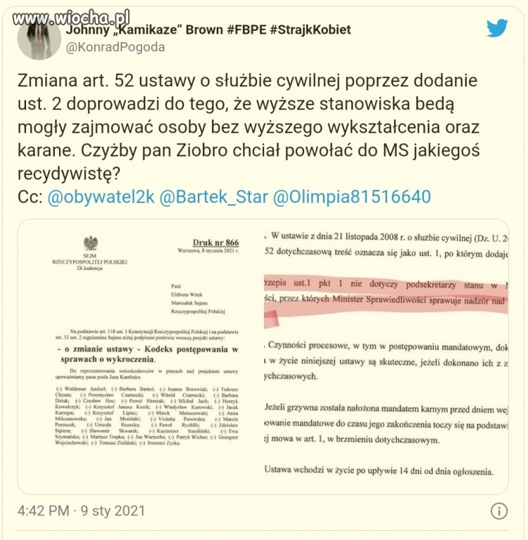 Chyba pis chce zatrudnić w rządzie swoich bandytów...