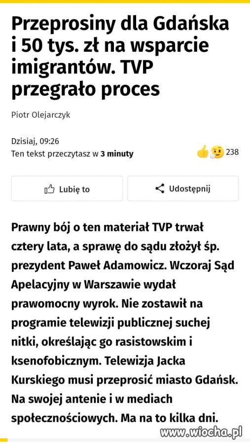 Dlatego TVP można z czystym sumieniem