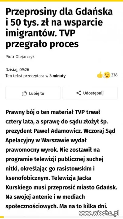 Dlatego TVP można z czystym sumieniem