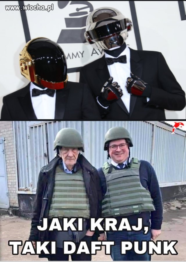 Członkowie legendarnego zespołu Daft Punk, 
