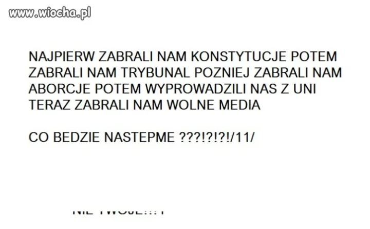 ZNOWU ZLAMAJI KONSTYTUCJE