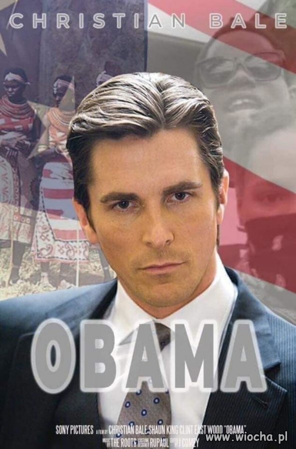Christian Bale jak prezydent Obama!